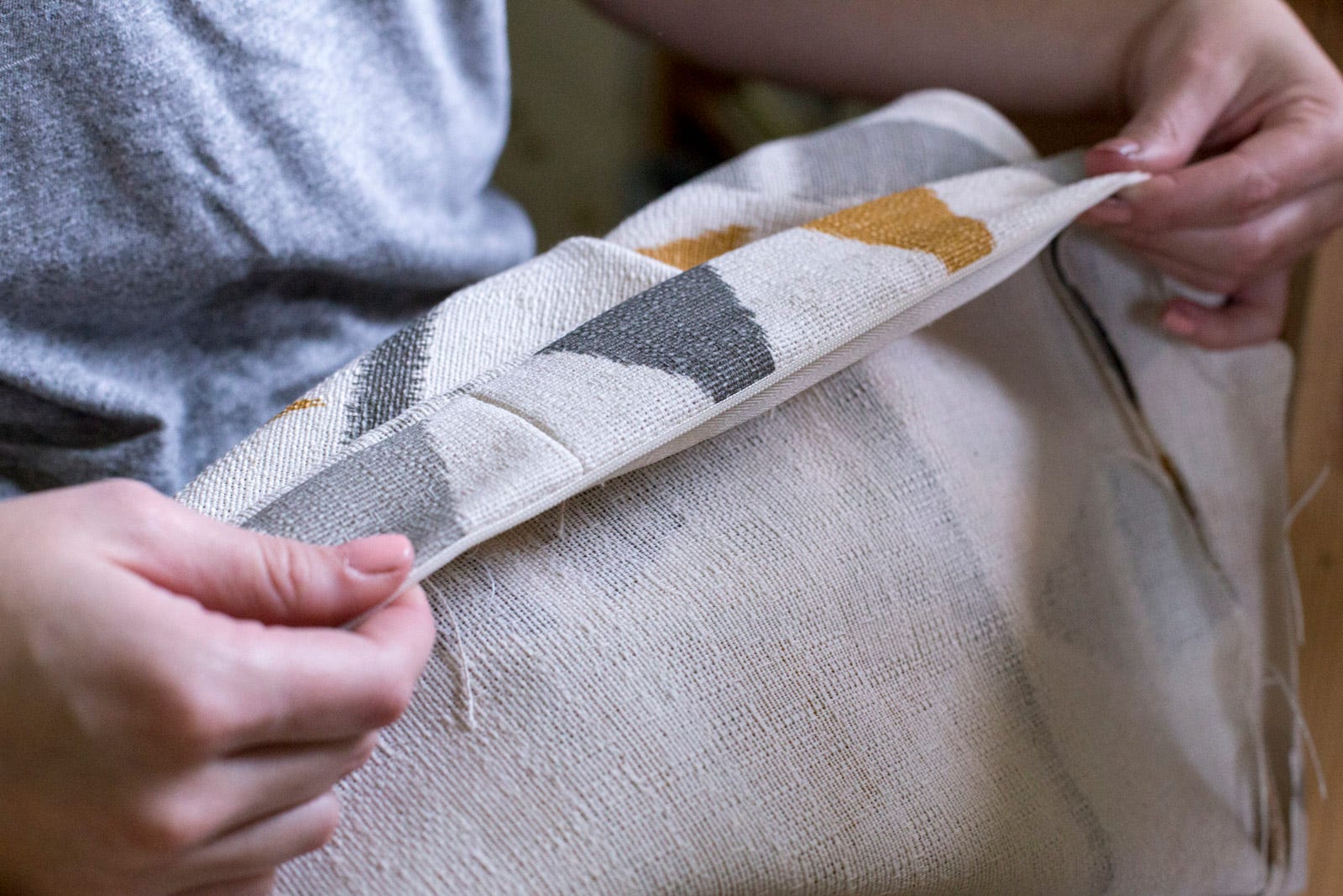 decorative fabric for bench cushion
