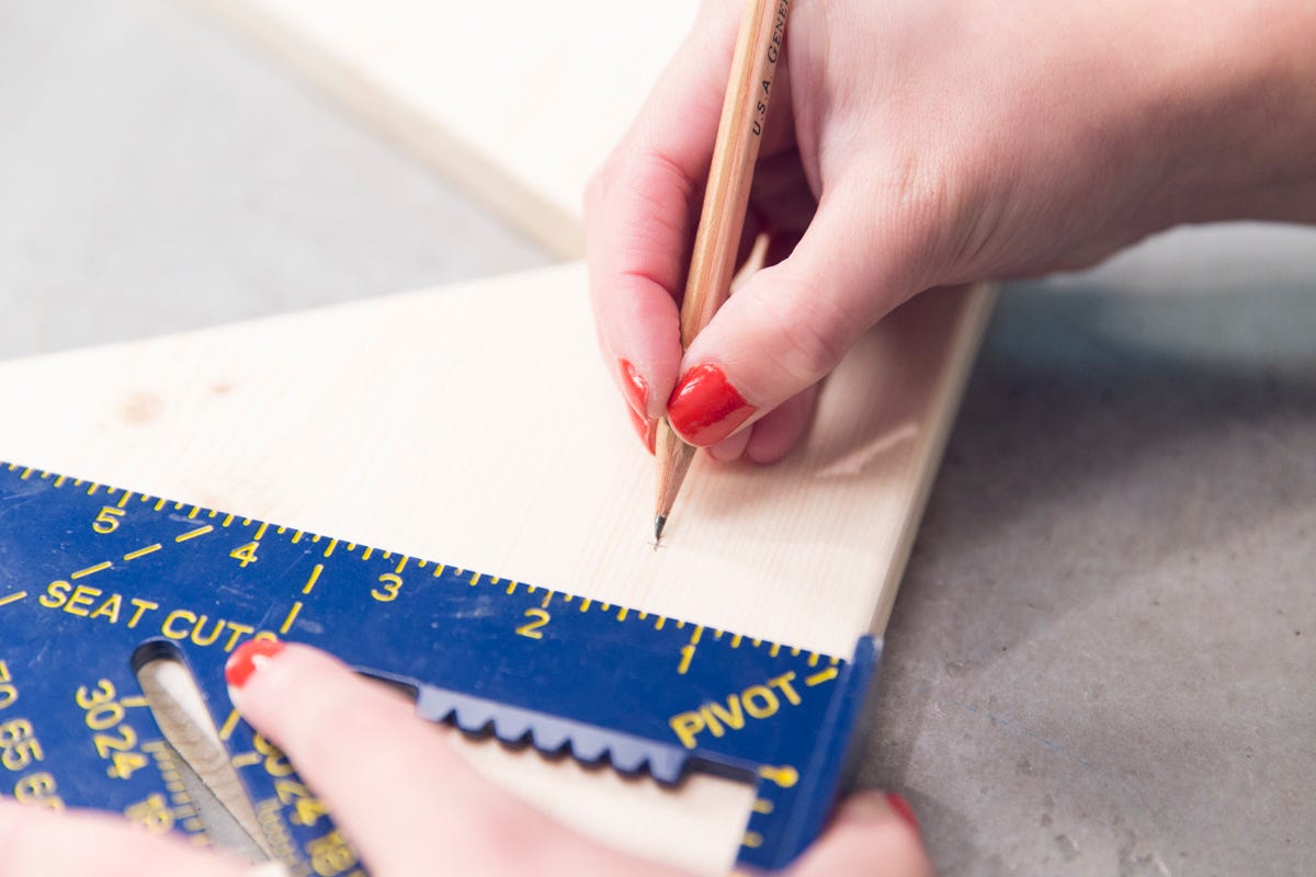 mark peg slots on wood
