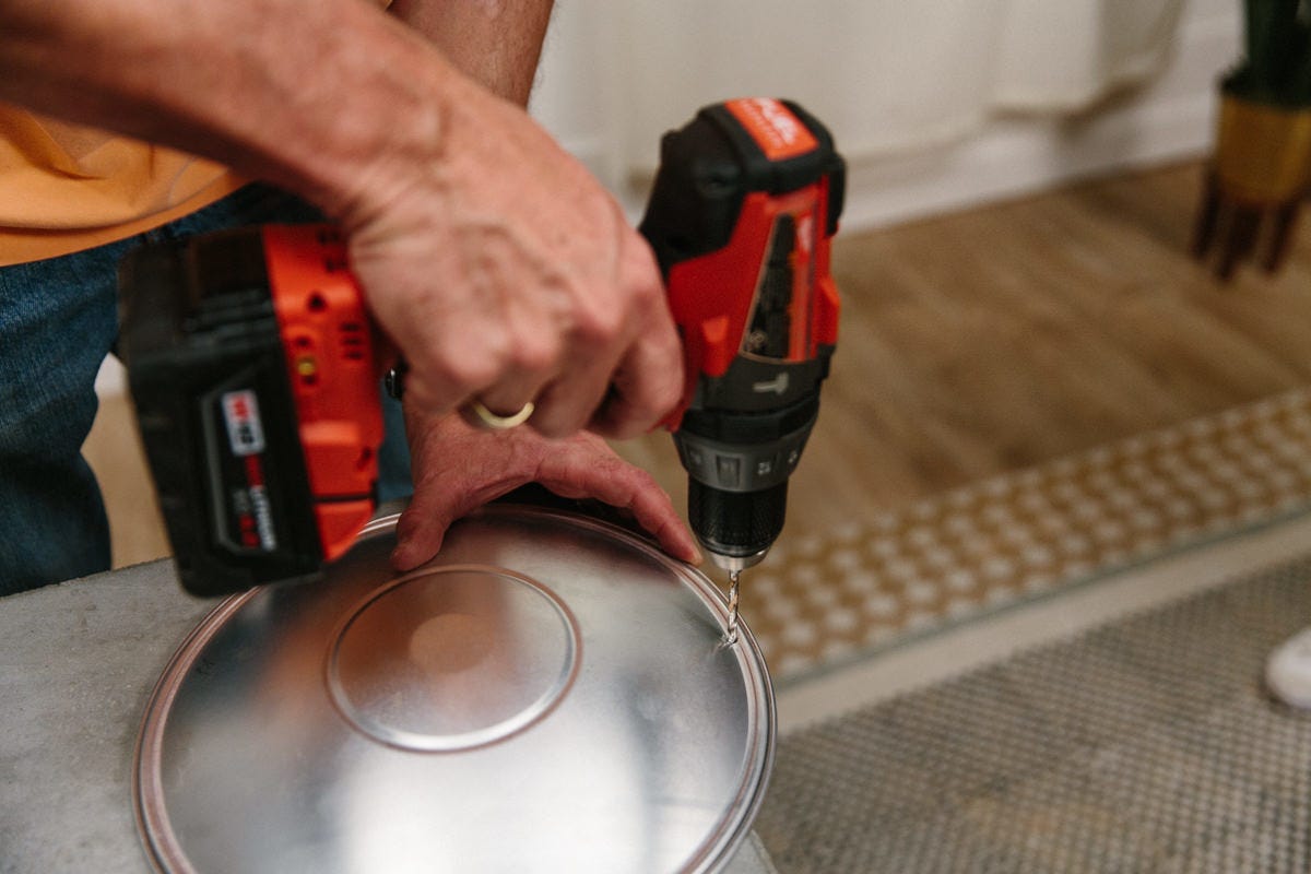 final touches for diy grill