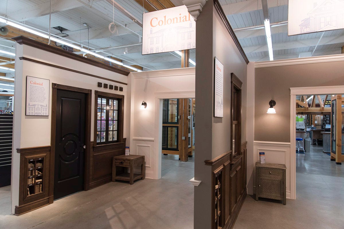 dunn lumber moulding showroom bellevue